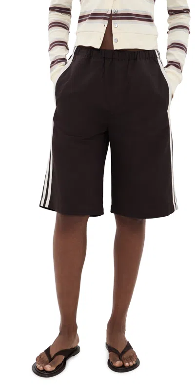 Citizen Of Humanity Anais Track Shorts Chocolate In Brown