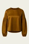 Citizen Of Humanity Anika Cotton-silk Top In Brown