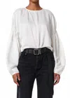 Citizen Of Humanity Anika Top In Pashmina In White