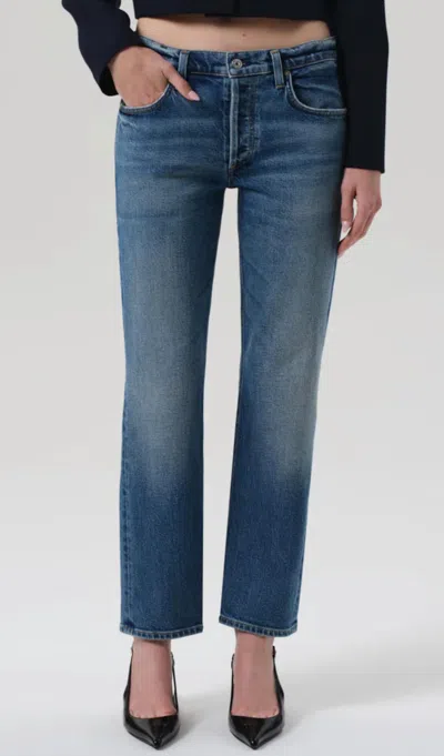 Citizen Of Humanity Anissa Low Rise Jeans In Alma Wash In Multi