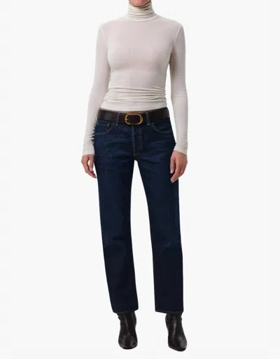Citizen Of Humanity Anissa Low Rise Straight Jeans In Madison In Blue