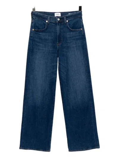 Citizen Of Humanity Lyra Long Wide-leg Jean Masha 25 In Blue