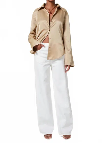Citizen Of Humanity Annina High Rise Wide Leg Pants In White