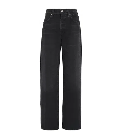Citizen Of Humanity Annina Straight Jeans In Black