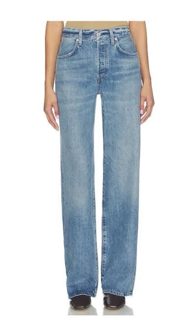 Citizen Of Humanity Annina Straight Leg Jeans In Blue