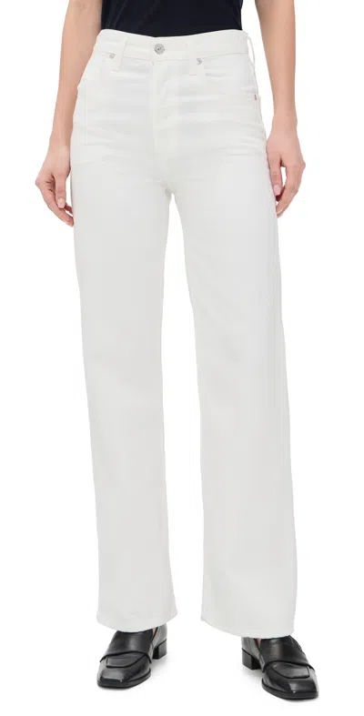 Citizen Of Humanity Citizens Of Humanity Annina Wide-leg Jeans In White