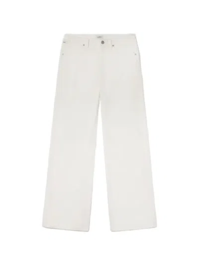 Citizen Of Humanity Lyra Long Jean Soft White 26 In Multi