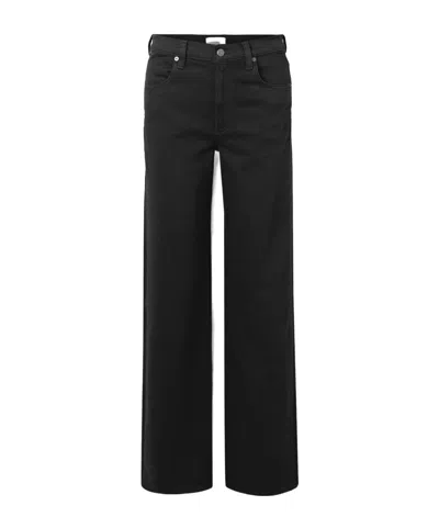 Citizen Of Humanity Annina Wide-leg Jeans In Black