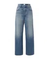 Citizen Of Humanity Argent Ayla Baggy High-rise Wide-leg Jeans In Blue