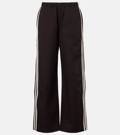 Citizen Of Humanity Citizens Of Humanity Aurora Cotton-flax Track Pants In Brown