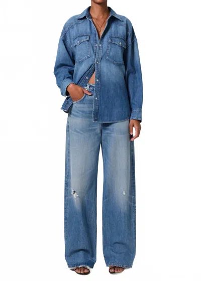 CITIZEN OF HUMANITY AYLA BAGGY JEANS IN SOLANO
