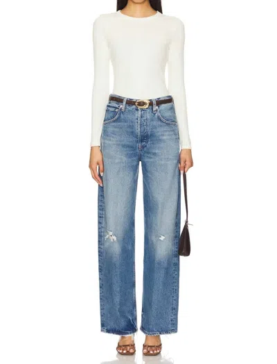 Citizen Of Humanity Ayla Baggy Jeans In Solano In Multi