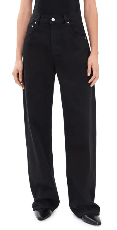 Citizen Of Humanity Ayla Baggy Jeans Solid Black