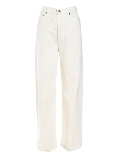 Citizen Of Humanity Citizens Of Humanity White Pashmina Ayla Baggy Jeans