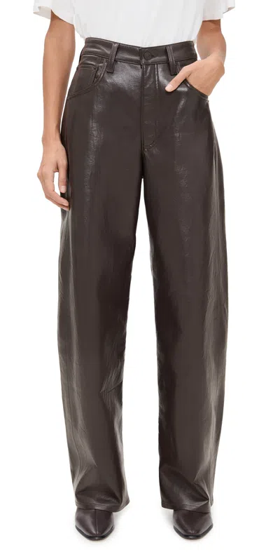 Citizen Of Humanity Ayla Baggy Pants Chocolate In Brown