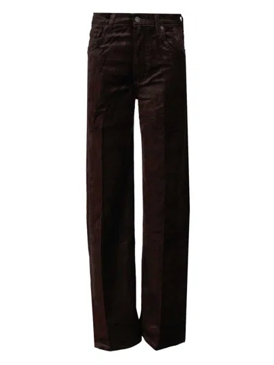 Citizen Of Humanity Belt Loop Casual Pants In Brown