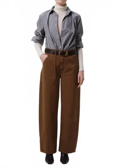 Citizen Of Humanity Ayla Cargo Pants In Bronze In Brown