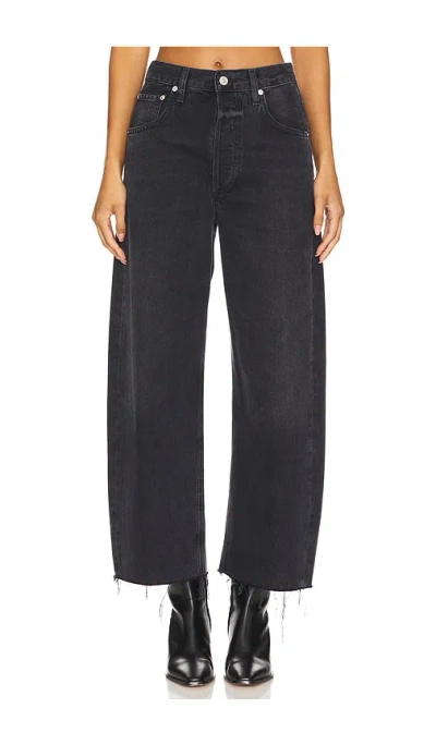 Citizen Of Humanity Ayla Crop Wide Leg Jeans In Bronson