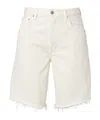 Citizen Of Humanity Ayla Denim Bermuda Shorts In White
