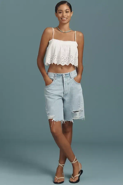 Citizen Of Humanity Ayla Denim Shorts In Blue
