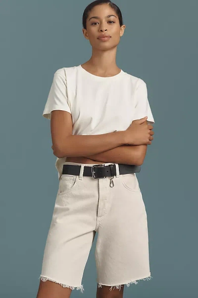 Citizen Of Humanity Ayla Denim Shorts In Neutral
