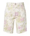 Citizen Of Humanity Citizens Of Humanity Ayla High Waist Raw Hem Cutoff Denim Bermuda Shorts In Multi