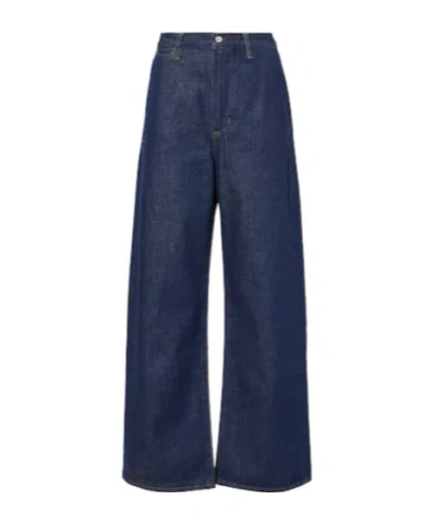 Citizen Of Humanity Ayla High-rise Wide-leg Jeans In Black