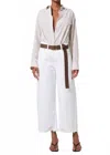Citizen Of Humanity Ayla Raw Hem Cropped Jean In Harlow In White