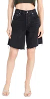 Citizen Of Humanity Brynn Drawstring Organic Cotton Denim Shorts In Voila