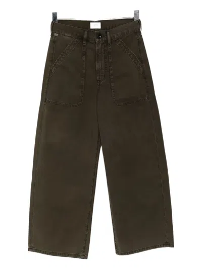 Citizen Of Humanity Ayla Trousers In Green
