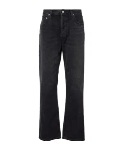 Citizen Of Humanity Baretta High-rise Straight Jeans In Blue