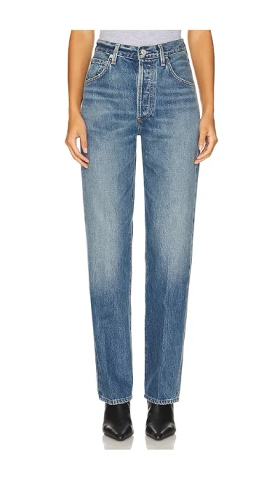 Citizen Of Humanity Baretta Relaxed Straight Jeans In Babylonia