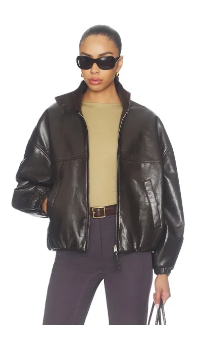 Citizen Of Humanity Barracuta Bubble Jacket In Brown