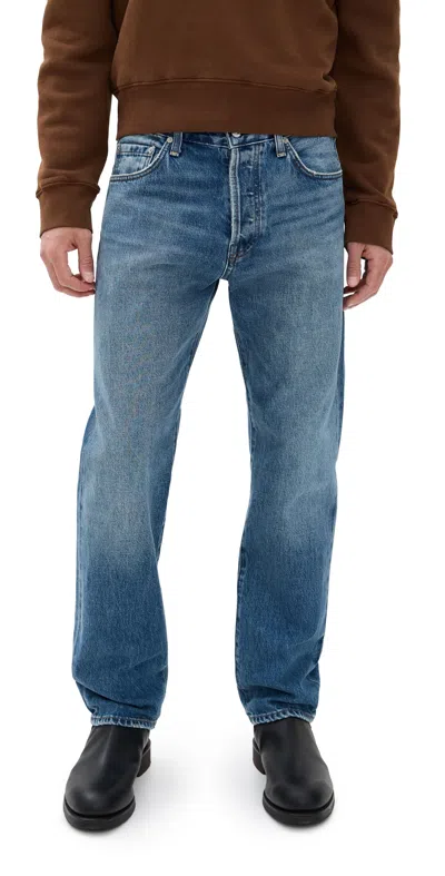 Citizen Of Humanity Beau Relaxed Straight Leg Jeans Mid Blue