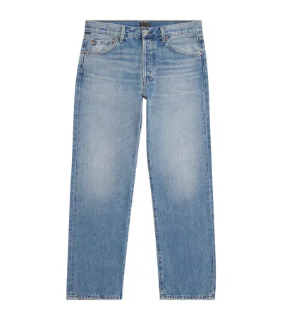 Citizen Of Humanity Beau Straight Jeans In Blue
