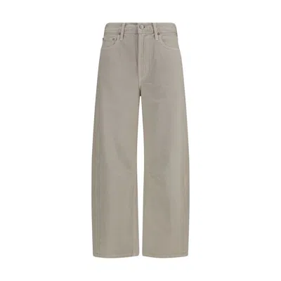 Citizen Of Humanity Beige Cotton Jeans Denim In Gray