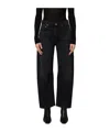Citizen Of Humanity Black Annina High Rise Wide Leg 33 Jeans In Black