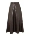 Citizen Of Humanity Belt Loop Midi Skirt In Black
