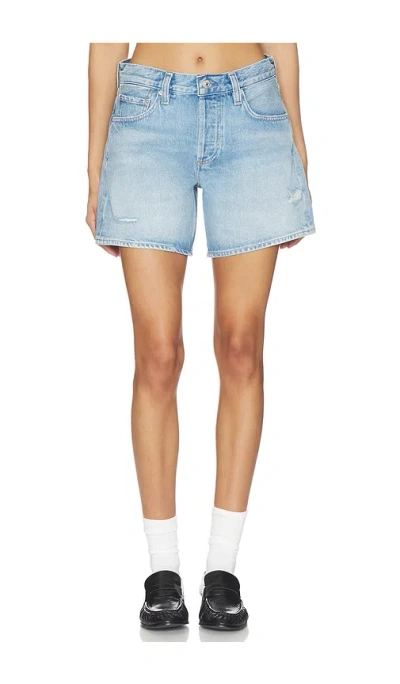 Citizen Of Humanity Citizens Of Humanity Billie Relaxed Denim Shorts In Blue