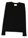 Citizen Of Humanity Citizens Of Humanity Bina Ribbed Stretch-jersey Top In Black