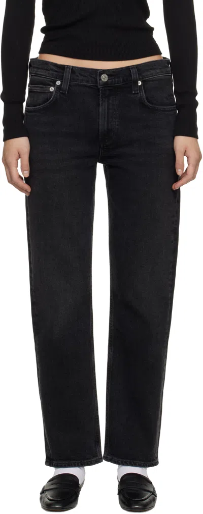 Citizen Of Humanity Anissa Straight Leg Jeans In Black