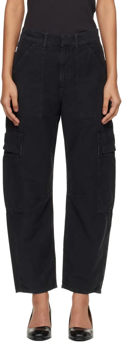 Citizen Of Humanity Black Marcelle Cargo Pants