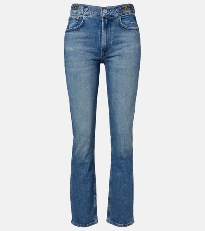 Citizen Of Humanity Blaine High-rise Straight Jeans In Blue