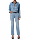 Citizen Of Humanity Blaine High Rise Straight Jeans In Gemini In Blue