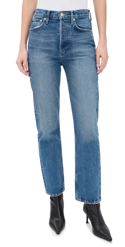 Citizen Of Humanity Blaine Vintage Straight Jeans Jonie In Blue
