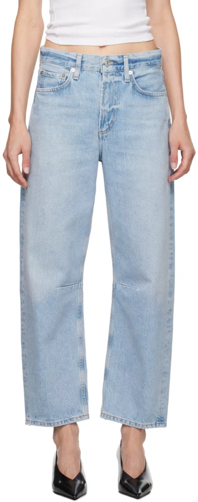 Citizen Of Humanity Blue Miro Relaxed Jeans In Gemini