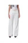 Citizen Of Humanity Boardwalk Trouser In Soft White In White