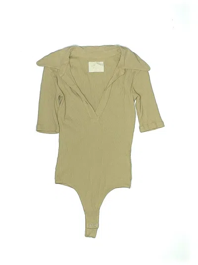 Pre-owned Citizen Of Humanity Bodysuit In Brown