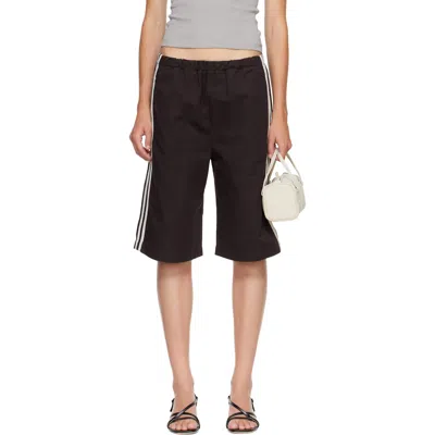 Citizen Of Humanity Brown Anais Pull On Track Shorts