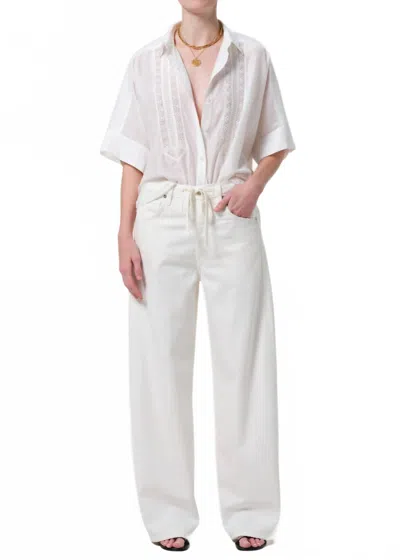 CITIZEN OF HUMANITY BRYNN DRAWSTRING TROUSER IN PASHMINA